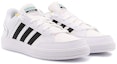 Shop adidas Kasut Kasual Seluruh Mahkamah Hitam Putih F34344