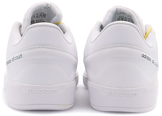 adidas All Court Casual Shoe Black White F34344 Details for adidas All Court Casual Shoe Black White F34344