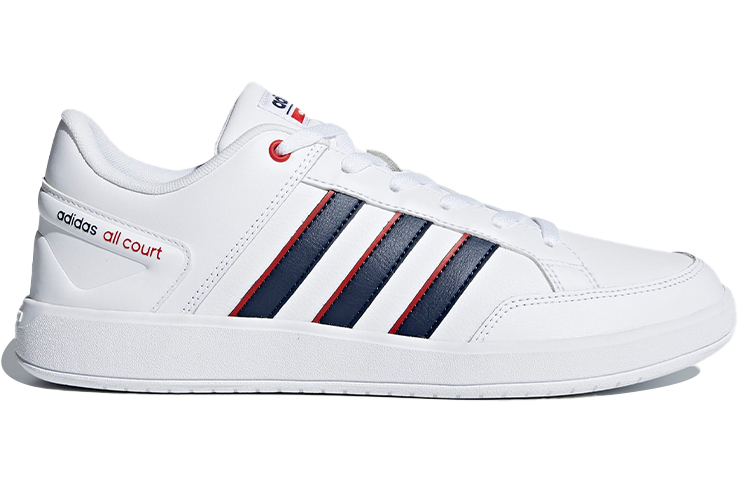 Order Adidas Cloudfoam All Court 低幫 板鞋 男款 白黑紅