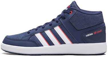 adidas NEO All Court Mid 'Blue White Red' F34253 adidas NEO All Court Mid 'Blue White Red' F34253