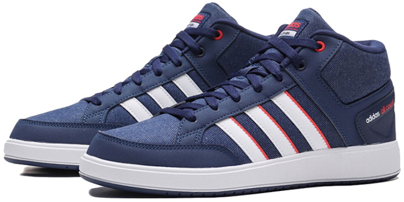 adidas NEO All Court Mid 'Blue White Red' F34253 Lookbook adidas NEO All Court Mid 'Blue White Red' F34253