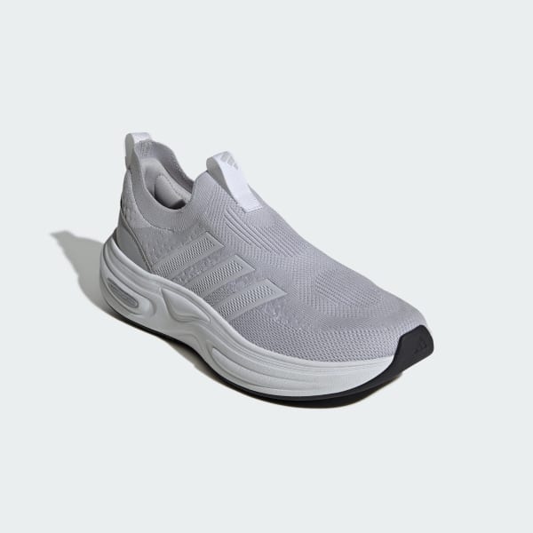 Shop adidas Cloudfoam Cushion Kasut Stokin Kelabu Solid/Cerah/Putih Awan HP3455