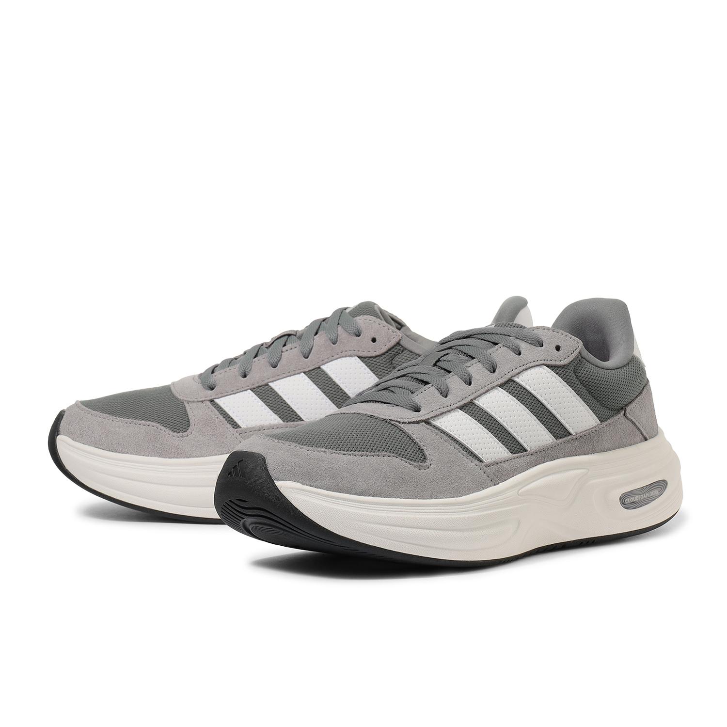 Lookbook adidas Cloudfoam Cushion 寬版 *灰色/FTWR/灰色 KJ4265