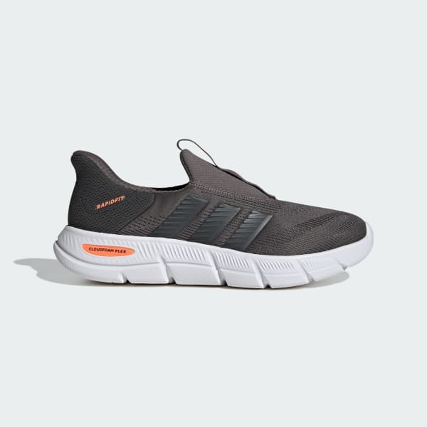 adidas Cloudfoam Flex Lounge Rapidfit Charcoal/Carbon/Off White KK3488