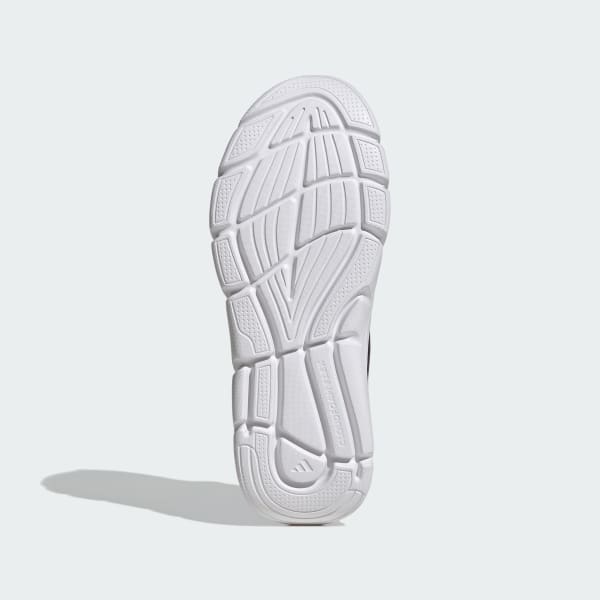 Lookbook adidas Cloudfoam Flex Lounge Rapidfit 灰炭灰/碳灰/米白 KK3488