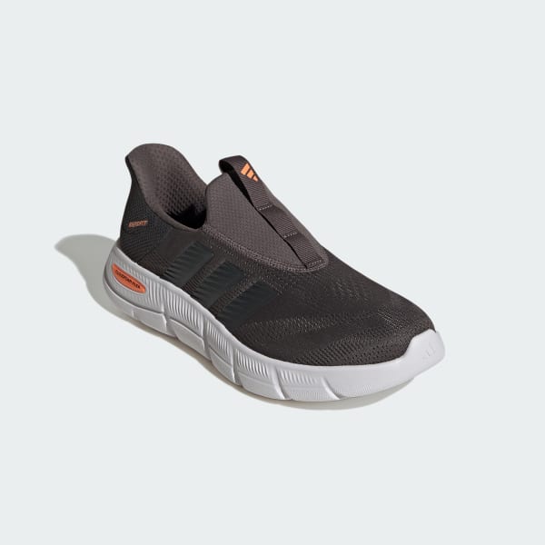 Shop adidas Cloudfoam Flex Lounge Rapidfit 灰炭灰/碳灰/米白 KK3488