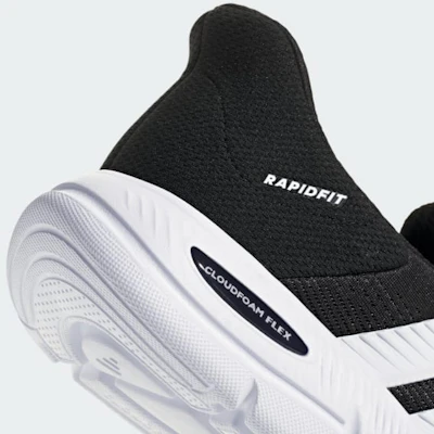 阿迪达斯Cloudfoam Flex Lounge Rapidfit 黑白黑配色 HQ2568 1