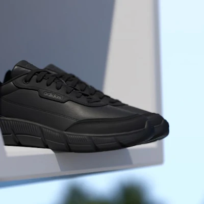 adidas Cloudfoam Flex Kasut Santai Hitam/Core Black/Carbon KI4916 2