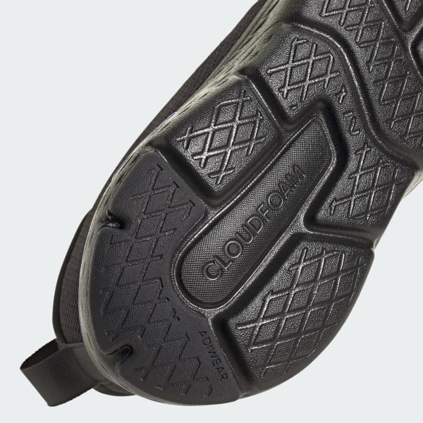 Cheap 阿迪达斯Cloudfoam Move Lounge鞋 黑色/黑色/明蓝 ID6510