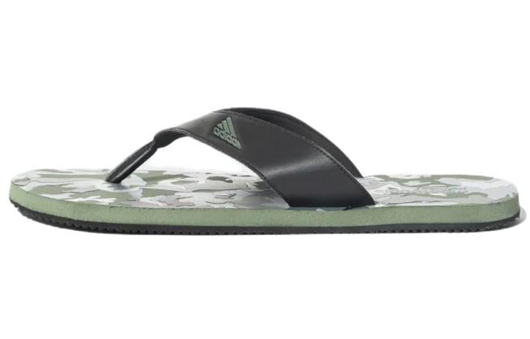 adidas Cloudfoam Slide 'Black Green' EY3076