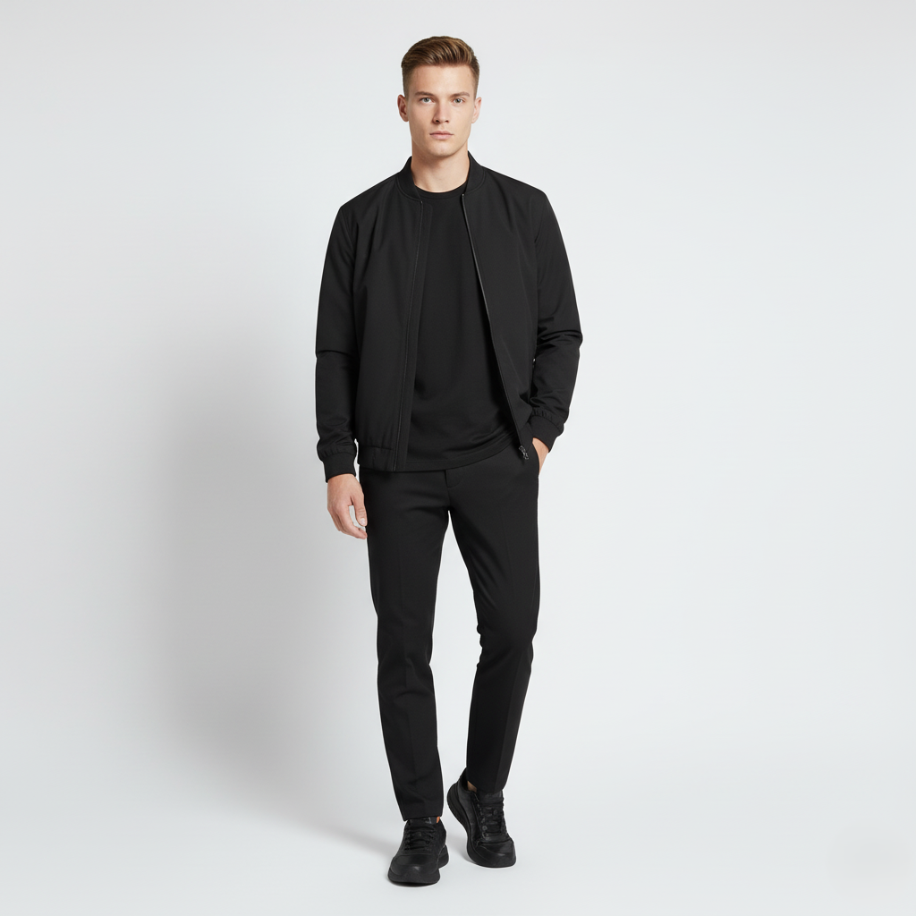 Lookbook 아디다스 클라우드폼 스텝 "코어 블랙" JS0296