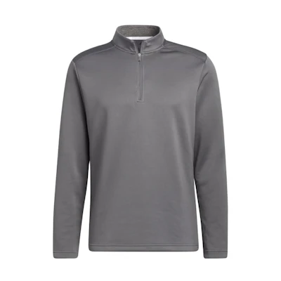 adidas Club Quarter-Zip Sweatshirt High-Collar Pullover - Gray GL0142