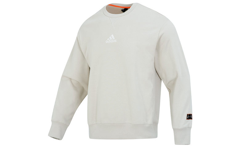 adidas CM Elev Crew Abstract Back Print Sweatshirt - Off White IK7685