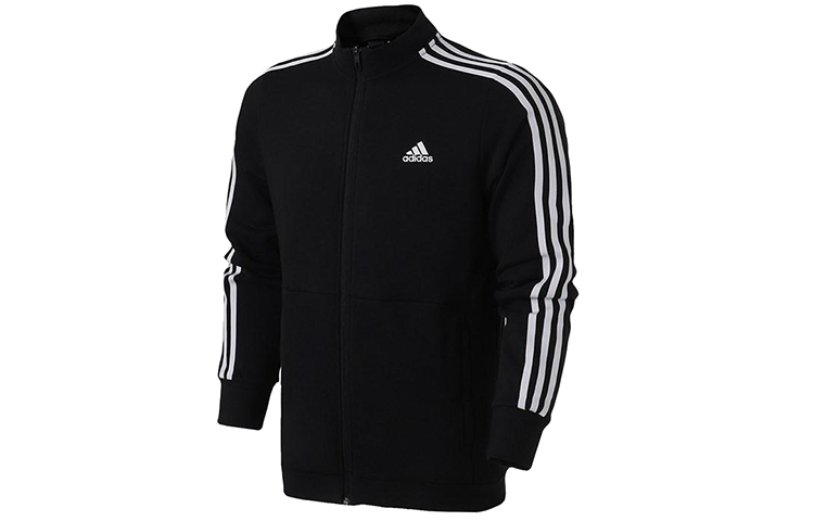 adidas CM TT FT 3S Vintage Track Jacket Black DU6783