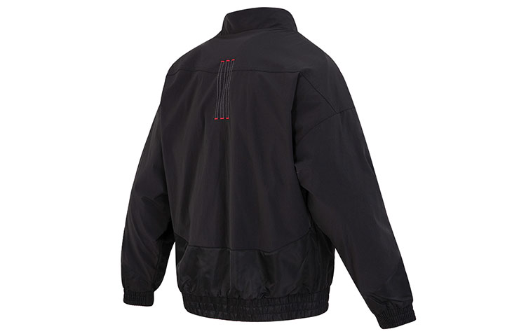 adidas CNY CM Com WV Jacket Solid Logo Athletic Casual Stand Collar Jacket HZ3037 圖 3