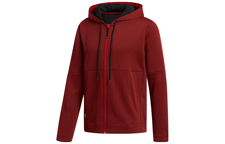adidas CNY CU Basketball Hoodie Jacket Energy Red FQ0433
