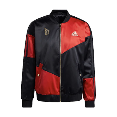 adidas CNY Dame Basketball Jacket Black/Red Sports Outerwear GM5137
