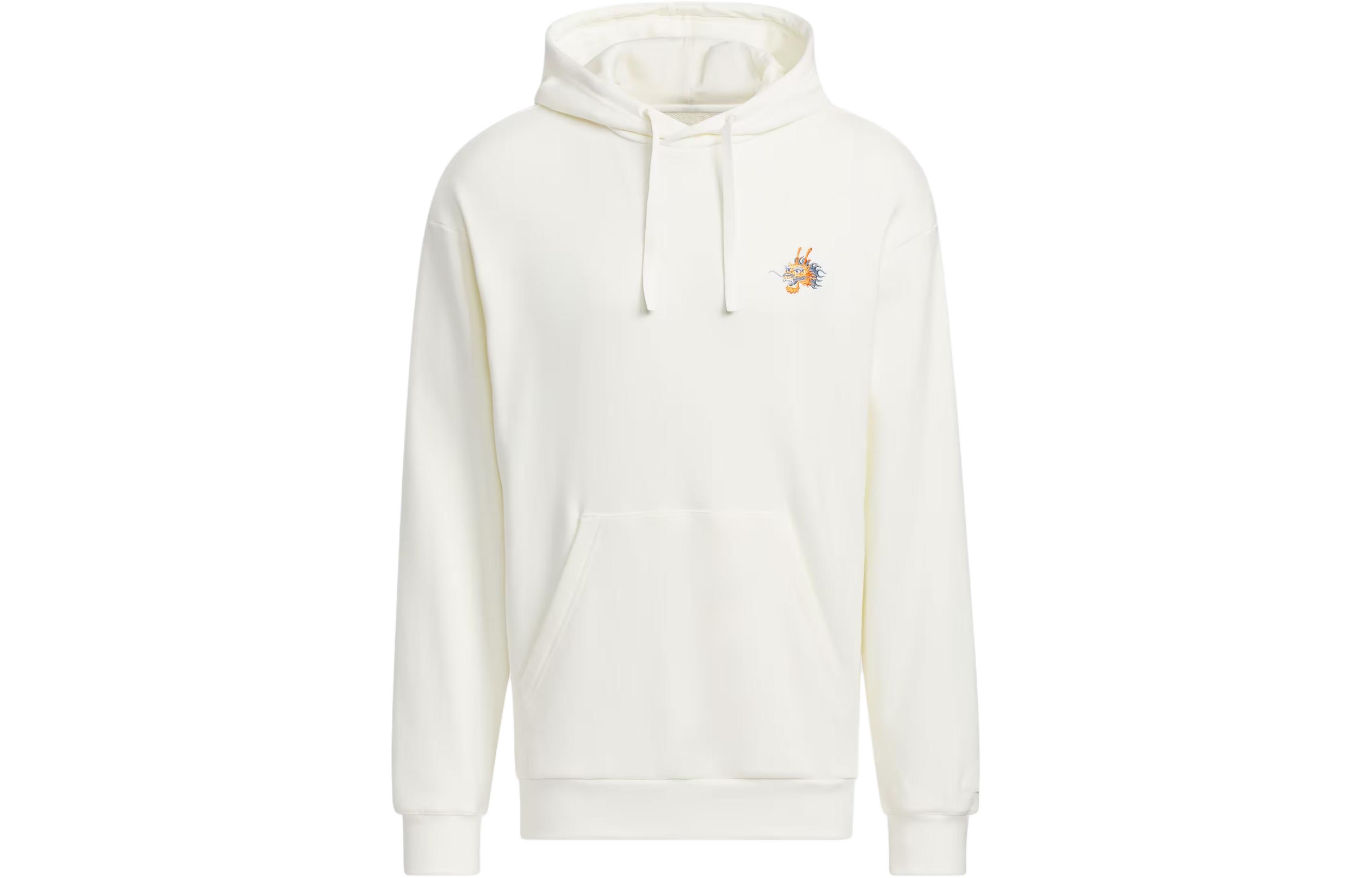 adidas CNY Dragon Hoodie Han Jade White Embroidered Casualwear JE6115