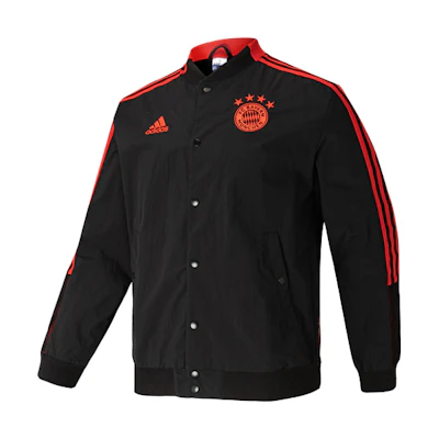 adidas CNY FCB Bomber Jacket Chinese New Year Black Football Print GU6961