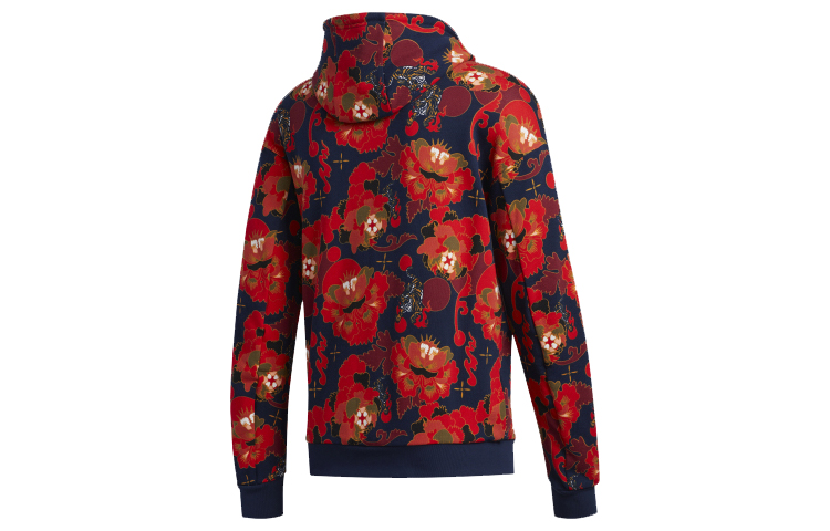 Lookbook adidas Sudadera Roja Edición Limitada CNY Floral Fleece GG0774