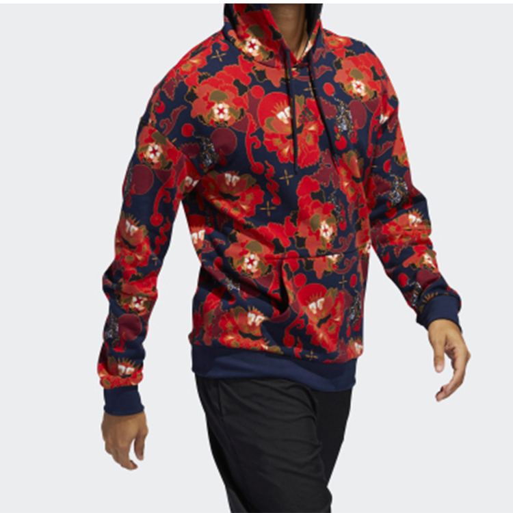 Purchase adidas Sudadera Roja Edición Limitada CNY Floral Fleece GG0774
