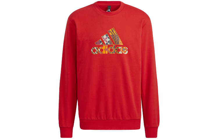 adidas CNY GFX Crew1 Year of the Tiger Red Graphic Sweatshirt Edition HI3289