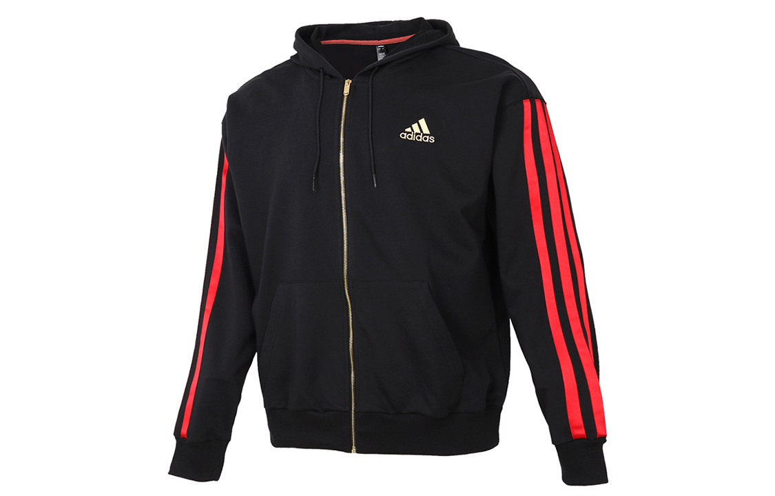 adidas CNY Inline FZ Hoodie Black Sweatshirt GV0740