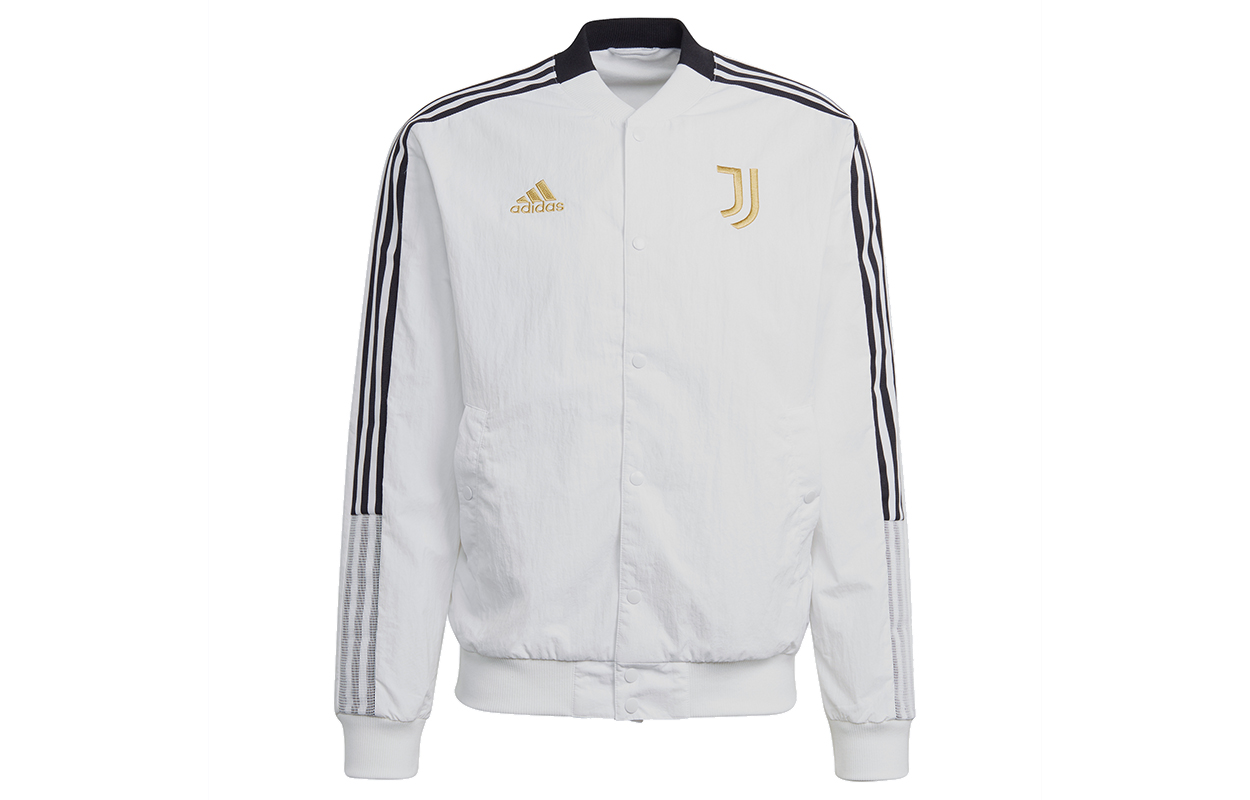 adidas CNY Juve Bomber Jacket Juventus Football Print White GU6962
