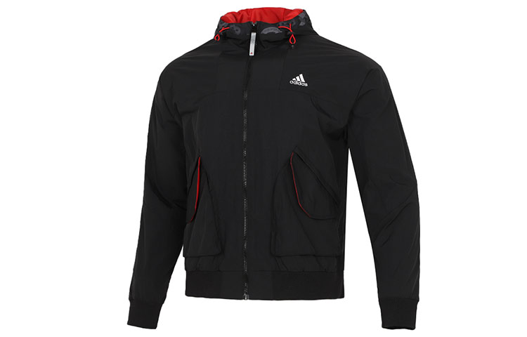 adidas CNY Lite Woven Jacket Black - Year of the Tiger Edition HC0266