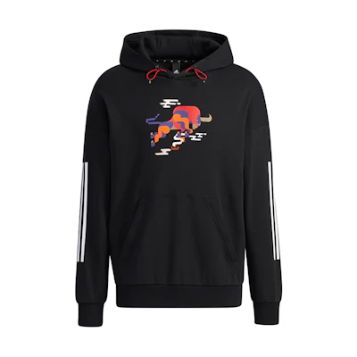 adidas CNY Logo Print Pullover Sweatshirt Black () GP1839