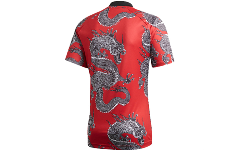 Lookbook 아디다스 맨유 드래곤 로브 티 레드 (CNY 한정판) FU1323