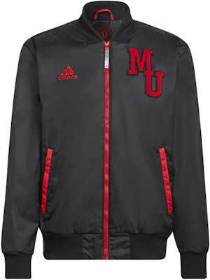 adidas CNY Manchester United Logo Jaket Track Hitam () H63994 Order adidas CNY Manchester United Logo Jaket Track Hitam () H63994