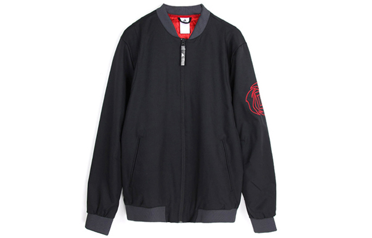 adidas CNY Printed Flight Jacket Black () CG0872