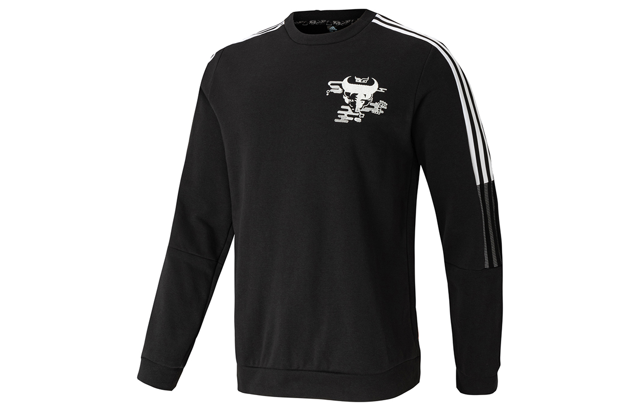 adidas CNY Real Madrid Crewneck Sweatshirt Black - Chinese New Year Edition GL0046