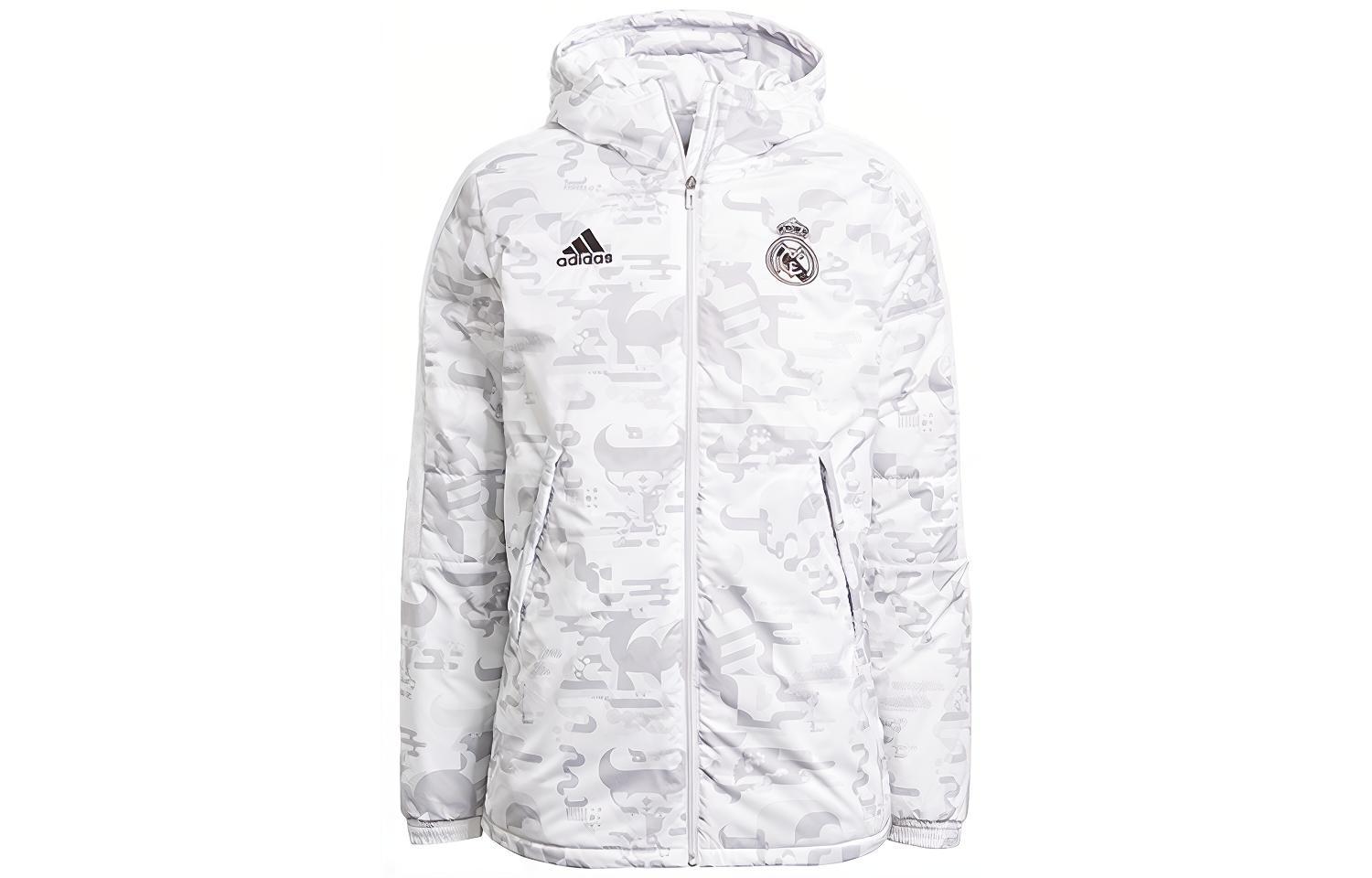 adidas CNY Real Pad Jacket Grey Winter Hoodie GL0044 圖 2