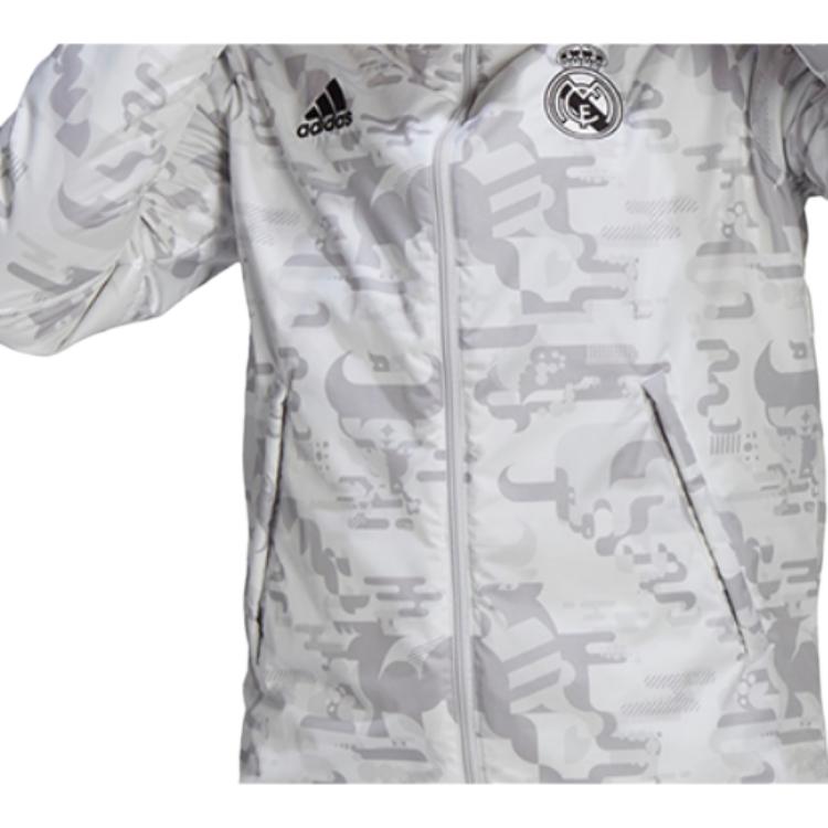 adidas CNY Real Pad Jacket Grey Winter Hoodie GL0044 圖 7