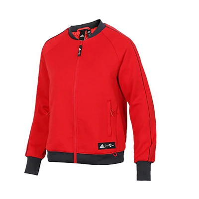 adidas CNY Red Colorblock Track Jacket Zip-Up Men’s Casual Sweatshirt EA2094