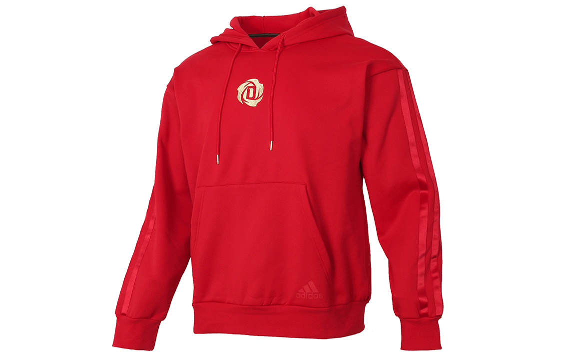 adidas CNY Rose Graphic Hoodie Scarlet Red () GN5367