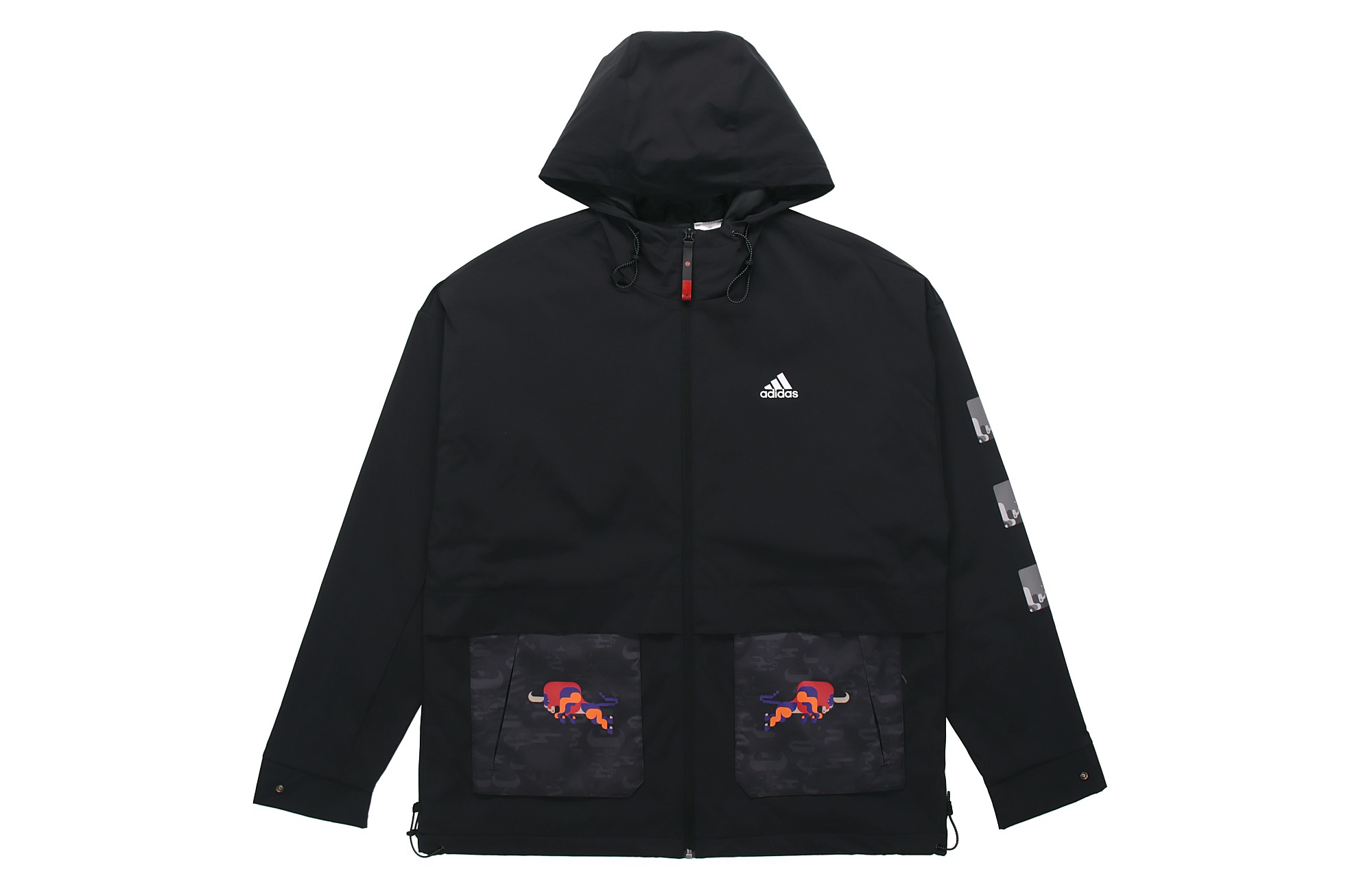 adidas CNY Training Hoodie Jacket Black GP1821