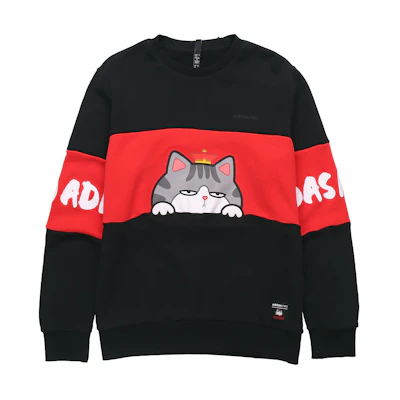adidas CNY Wu Huang Colorblock Print Pullover Hoodie Black GP5760