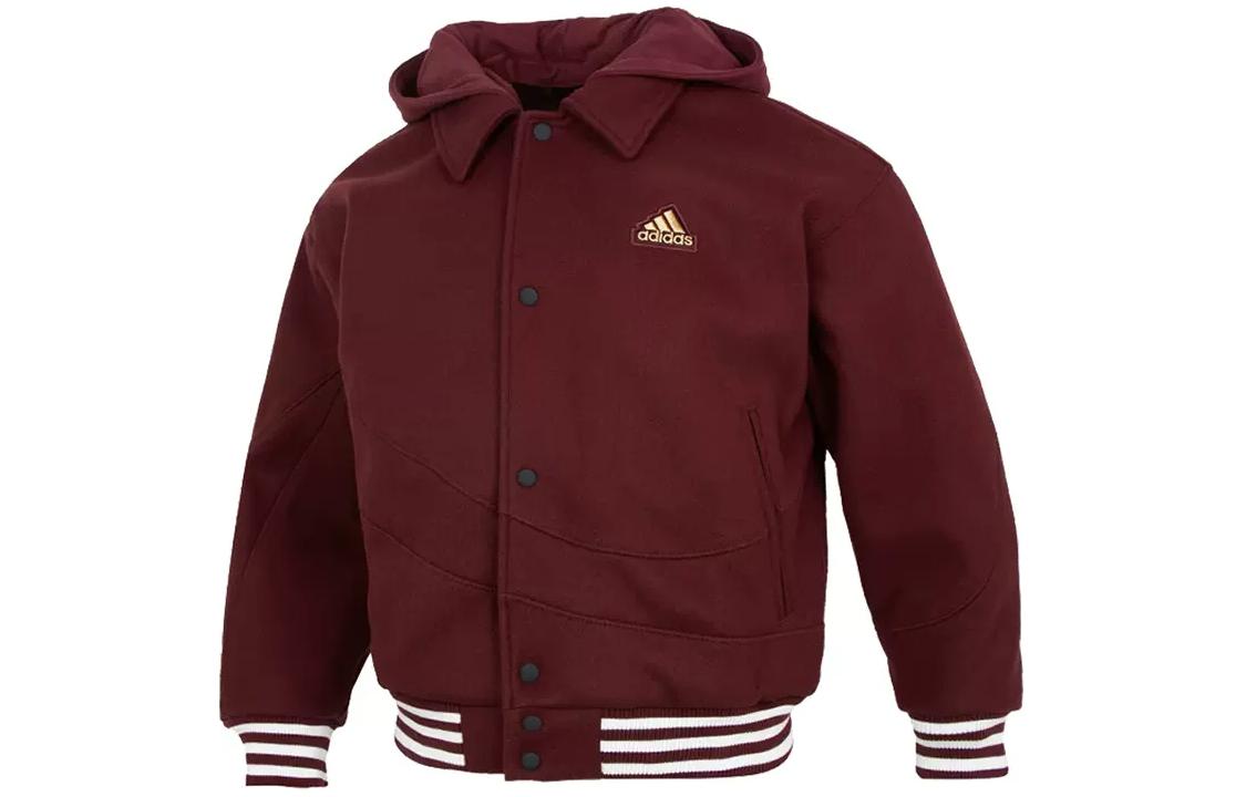 adidas CNY Year of the Dragon Embroidered Hoodie Jacket Red Mens Casual Fit IT0210