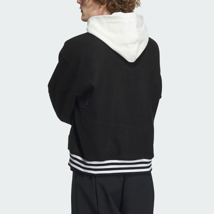 Details for 阿迪达斯 CNY 龙年连帽夹克 黑色 - 休闲运动外套 IT0209