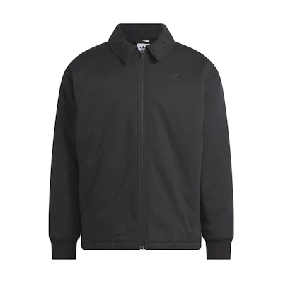 adidas Coach Bomber Jacket Black Unisex Long-Sleeve Jacket with Logo IJ0959