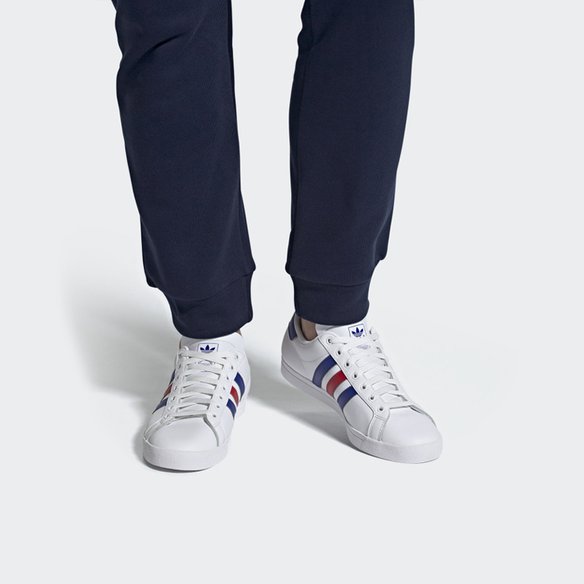 Sizing adidas Coast Star 'Putih Royal Merah' EE6198