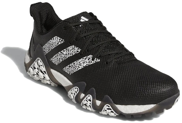 adidas CodeChaos 22 Spikeless Golf 'Black White Grey' GX2618 Lookbook adidas CodeChaos 22 Spikeless Golf 'Black White Grey' GX2618