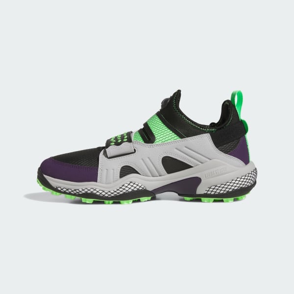 Details for 阿迪达斯 Codechaos 25 BOA 无钉中帮高尔夫鞋 黑灰/极光紫 JQ7717