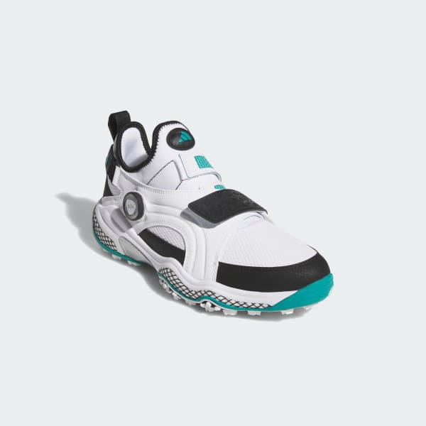 Purchase (W) 아디다스 코드카오스 25 미드컷 BOA 스파이크리스 골프화 클라우드 화이트/코어 블랙/퓨어 틸 JP5187