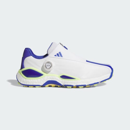 adidas CodeChaos 27 Boa Spikeless Golf Shoes Cloud White/Dual Indigo/Frozen Lemon KI5739