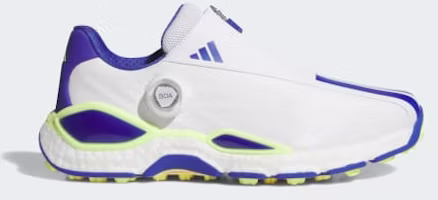 adidas CodeChaos 27 Boa Spikeless Golf Shoes Cloud White/Dual Indigo/Frozen Lemon KI5739 adidas CodeChaos 27 Boa Spikeless Golf Shoes Cloud White/Dual Indigo/Frozen Lemon KI5739