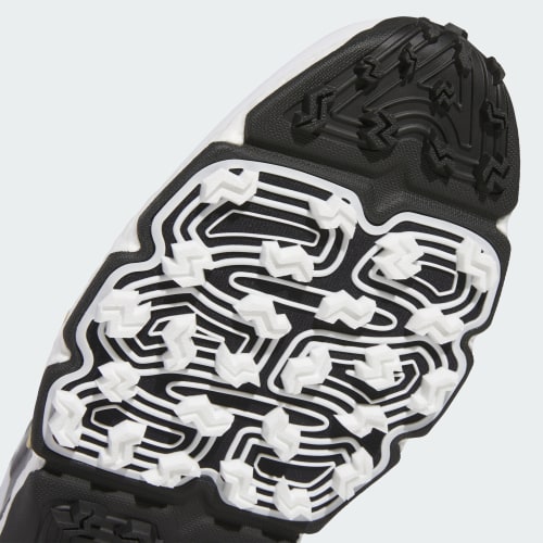 Sizing adidas CodeChaos 27 無釘高爾夫鞋 白/黑/金属金 KI5734